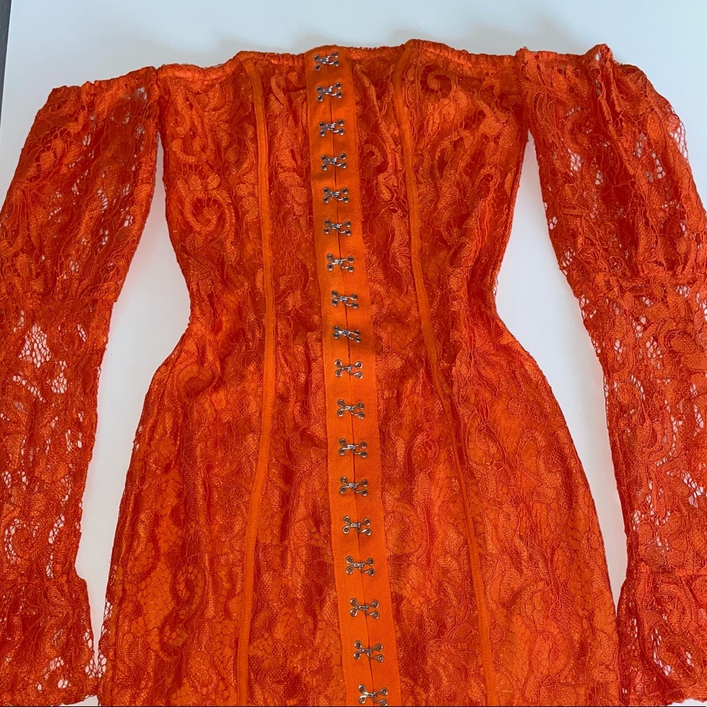 Orange dress
